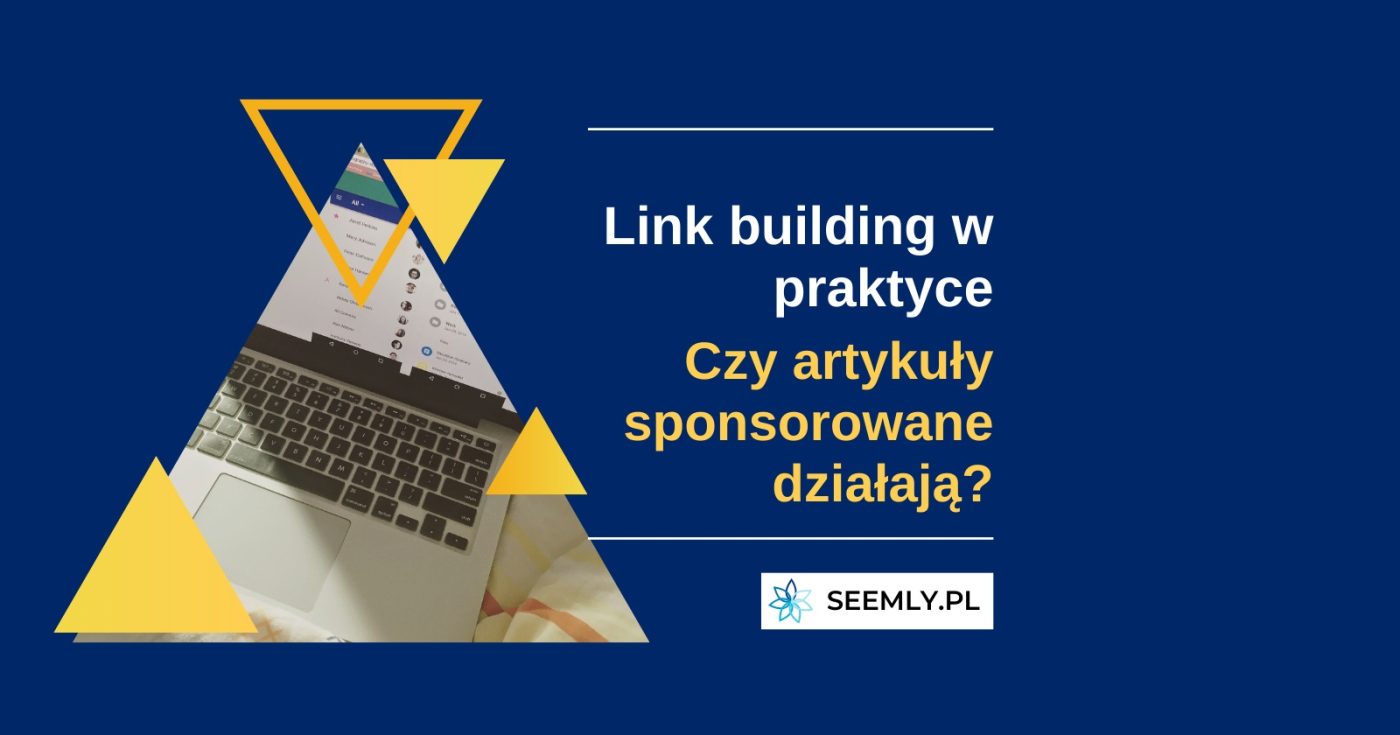 Link building oparty na artykułach sponsorowanych